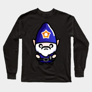 Police Gnome Kawaii Long Sleeve T-Shirt